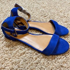 NWOT J. Crew Hadley suede ankle-strap sandals